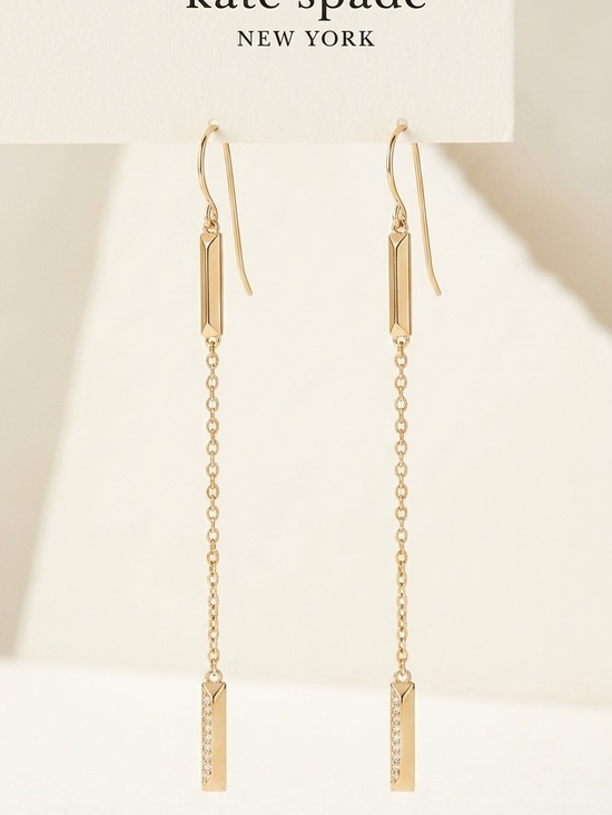 kate spade Jewelry - kate spade Gold Bar & Chain Drop Earrings 1919